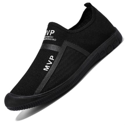 Slip on Men Shoes Mesh Sport Shoes Male Big Size 46 Running Shoes Man Low Top Blue Sneakers Breathable Men's Summer Sports Shoes