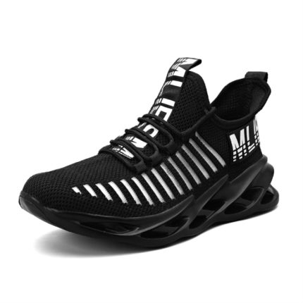 Men's Mesh Breathable Sports Running Shoes Comfortable Lightweight Male Sneakers Non Slip Sweat Absorbent Chaussures Size 40 45